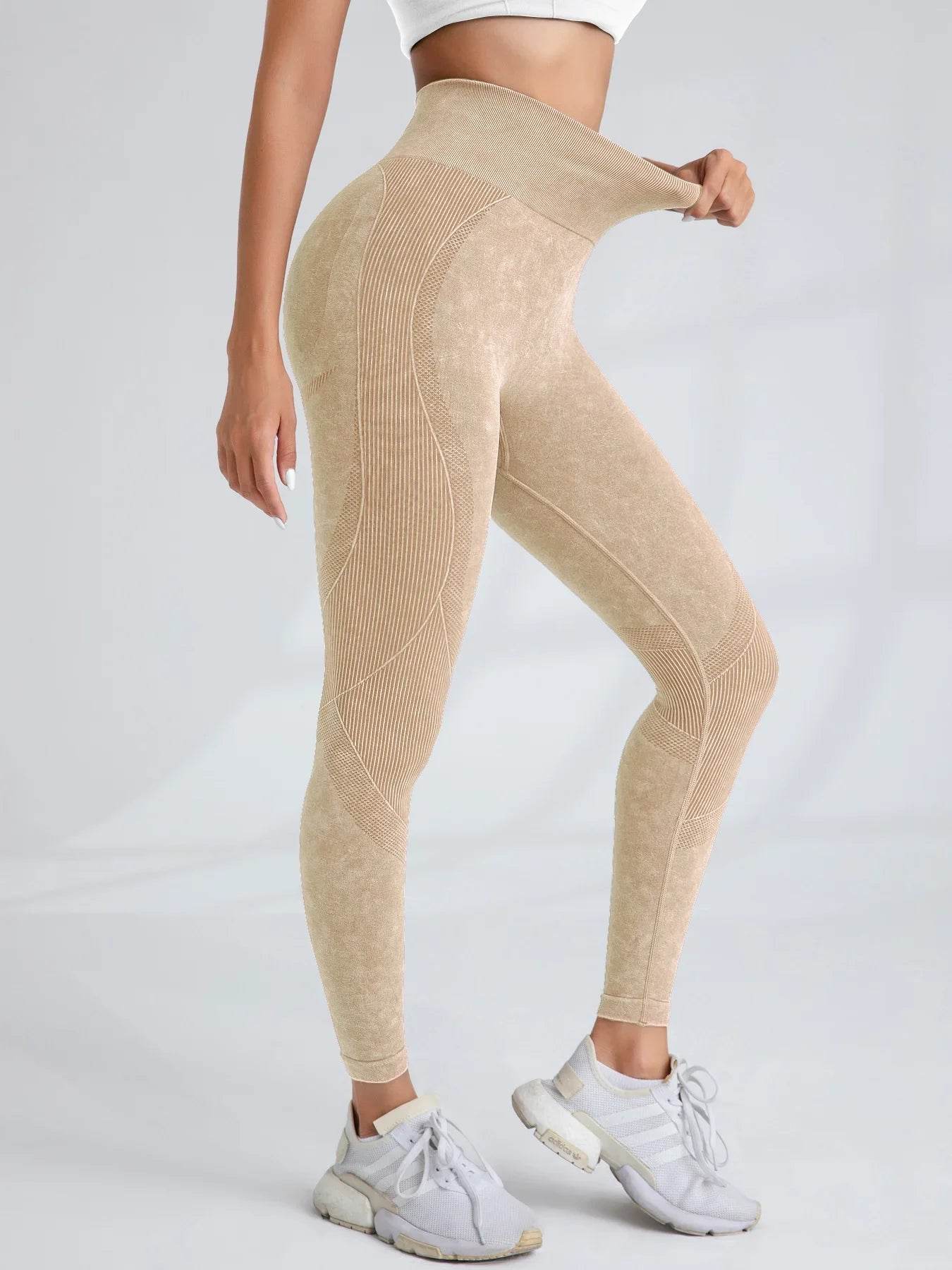 Seamless Scrunch Yoga Leggings - P12 Hub Europe