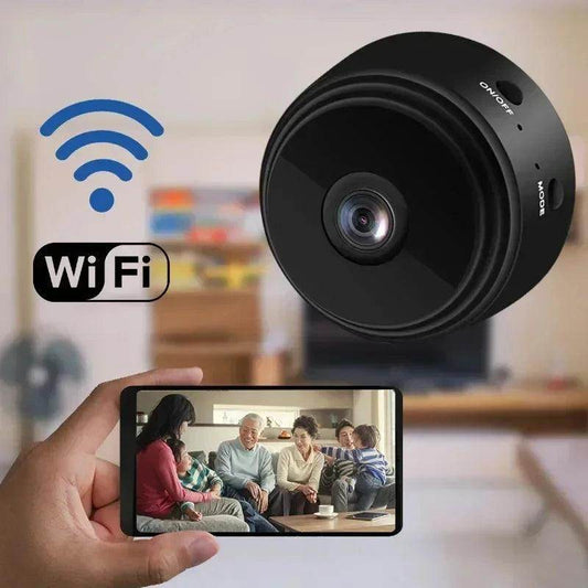Mini WiFi Camera 1080P, Night Vision, Motion Detect, Pet/Baby - P12 Hub Europe
