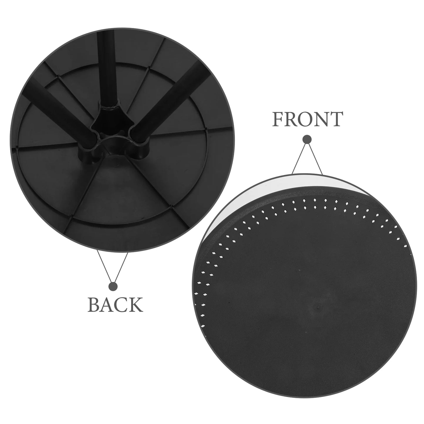 1Pc Portable Foldable Small Round Table Outdoor Camping Furniture Adjustable Height Compact Stable Reinforced Ultralight