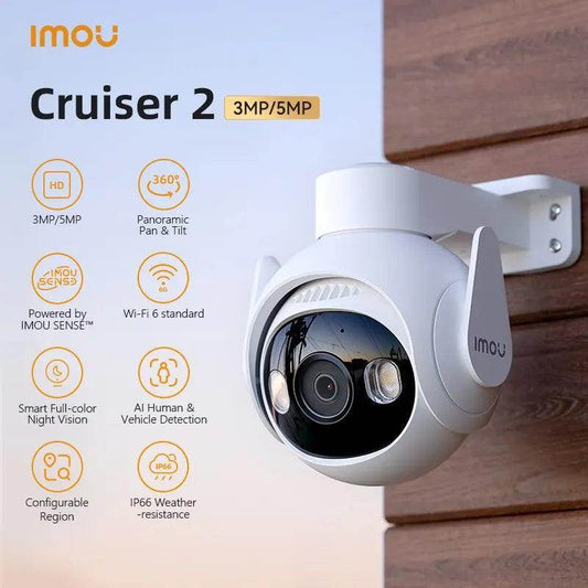 Outdoor Camera Cruiser 2 3MP/5MP, AI Detect, Color Night - P12 Hub Europe