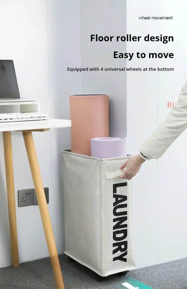 Slim Rolling Laundry Hamper - P12 Hub Europe