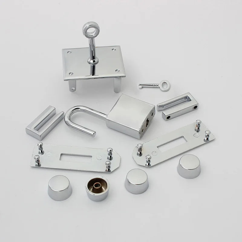 1Set Fashion Metal Bag Locks Clasp Bag Lcok Set For Handbags Purse Tote Closures Snap Clasps DIY Hardware Case Bag Accessories