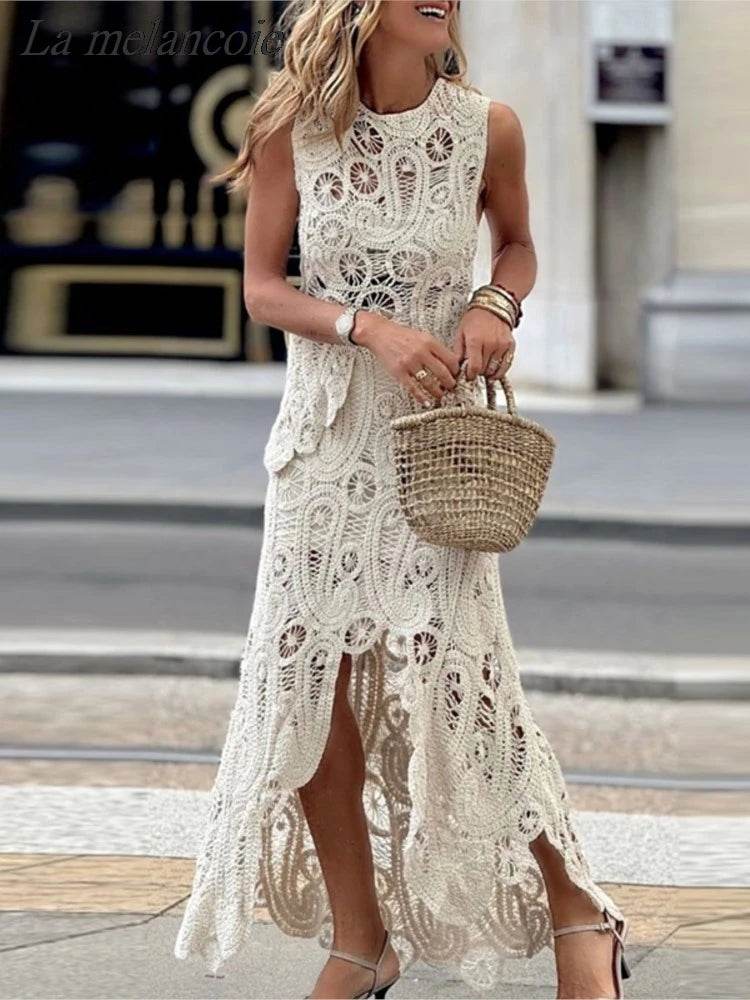 Crochet Irregular Skirt Set - P12 Hub Europe