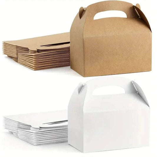 10/30 pack, party packaging box, kraft paper candy box, DIY party decoration cake box, packaging box, wedding decorations - P12 Hub Europe