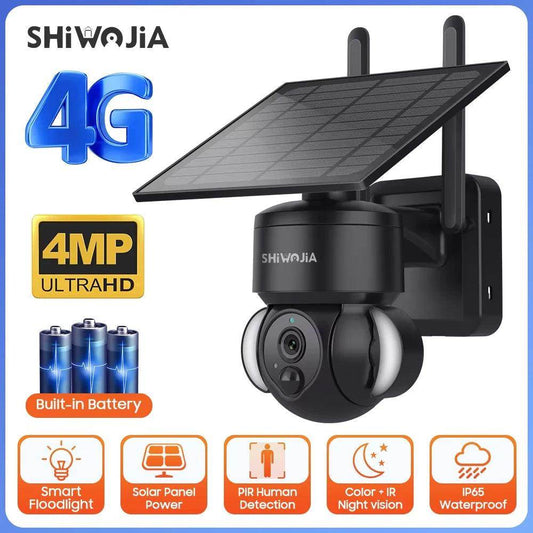 Outdoor Camera 4G Solar Wireless PTZ - P12 Hub Europe