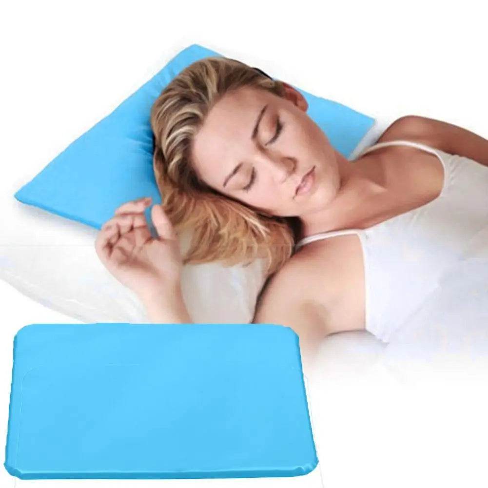 Summer Therapy Insert Sleeping Aid Pad Mat Muscle Relief Cooling Water Gel Added Ice Massager Cushion Pad Cold Pillows - P12 Hub Europe