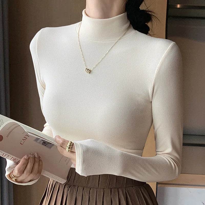 Women's Half Turtleneck Sweater - P12 Hub Europe