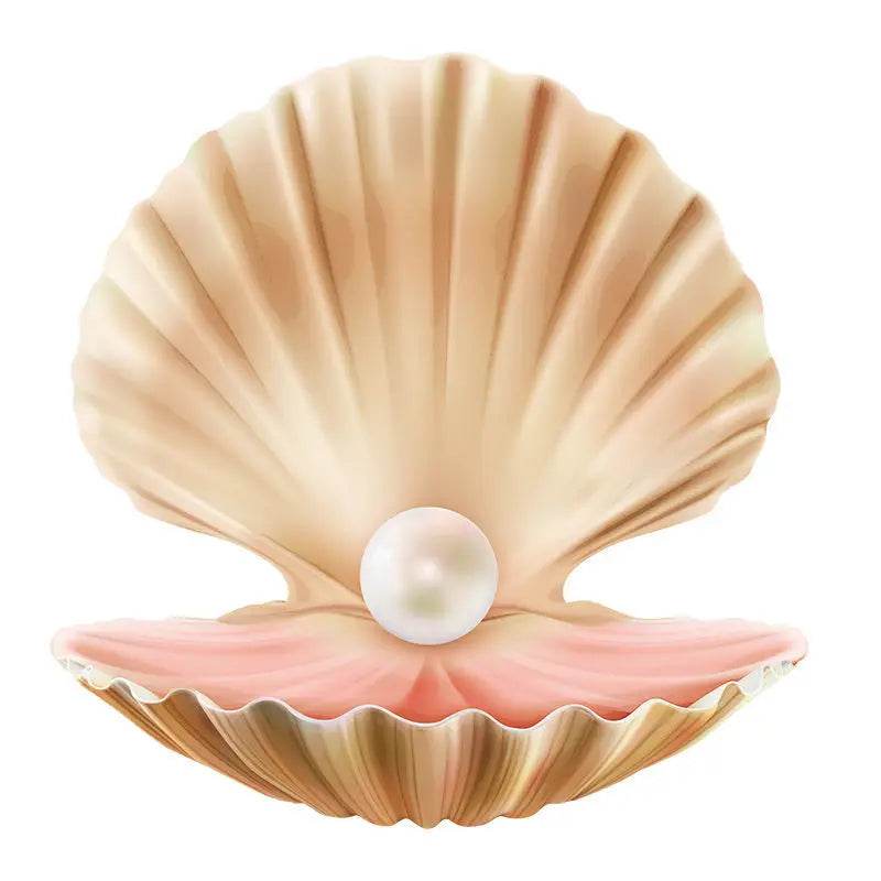 Ocean Beach Pearl Shell Wall Sticker Bathroom Toilet Decor Living Room Cabinet Home Decoration Decals Beautify Water-proof Decal - P12 Hub Europe