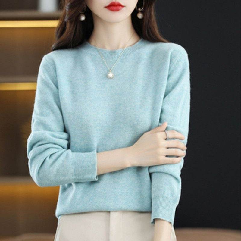 Women's Basic O-Neck Sweater - P12 Hub Europe