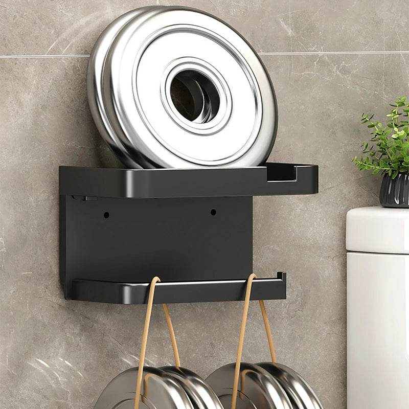 Toilet Paper Holder Plastic Storage Rack Kitchen Towel Placement Of Seasoning Bottles Bathroom Wall Roll Of Paper Phone Storage - P12 Hub Europe
