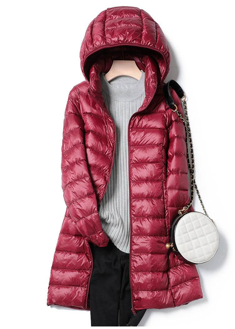 Korean Slim Hooded Down Parka - P12 Hub Europe