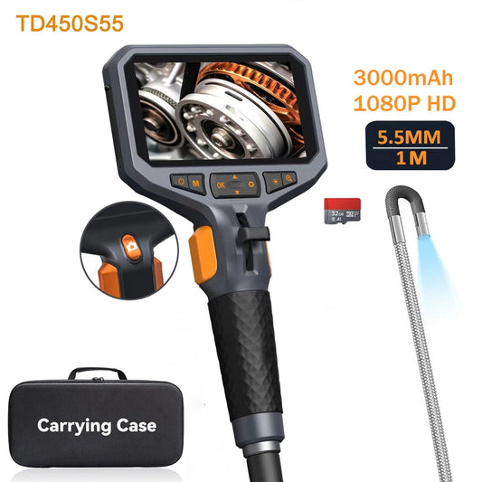 Borescope 5.5mm 360° 1080P, 4.5" IPS, 1M, TD450S - P12 Hub Europe
