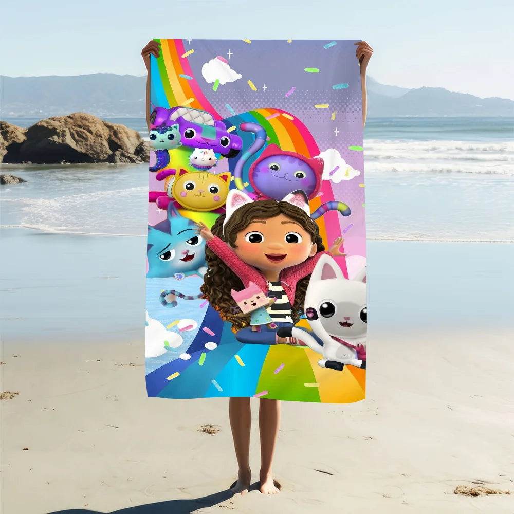 Towel Beach Quick Dry Cute G-Gabbys Pool Camping Towels Travel Dollhouse Soft Gift Cartoon Gym Shower Sports - P12 Hub Europe