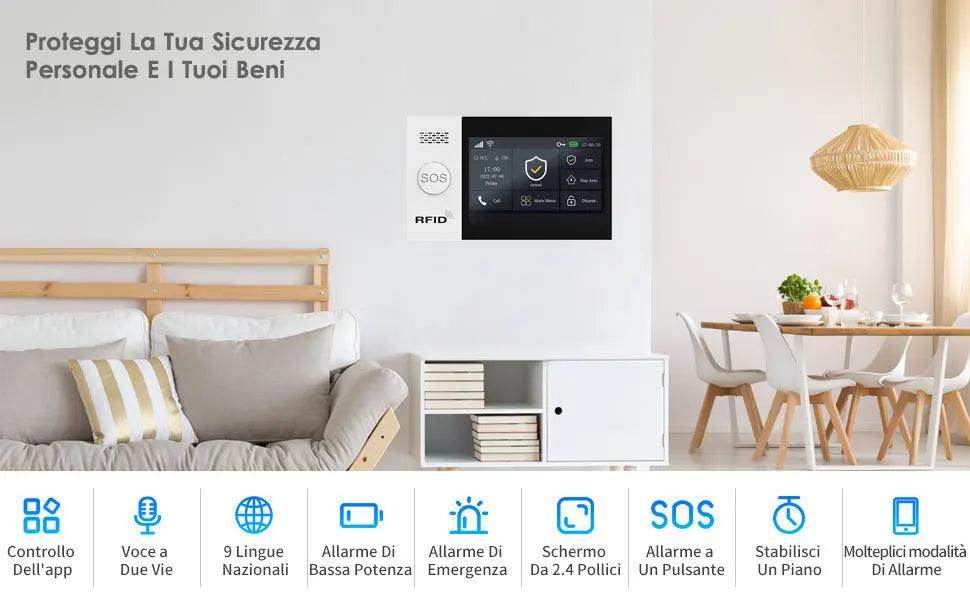 Alarm Smart Tuya WiFi GSM 4G - P12 Hub Europe
