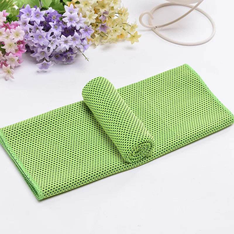 Cooling Towel Neck Wrap Lce Sports Beach Towels Cold Microfiber Cloth For Yoga Golf Gym Fitness Summer Outdoor Work100X30cm - P12 Hub Europe