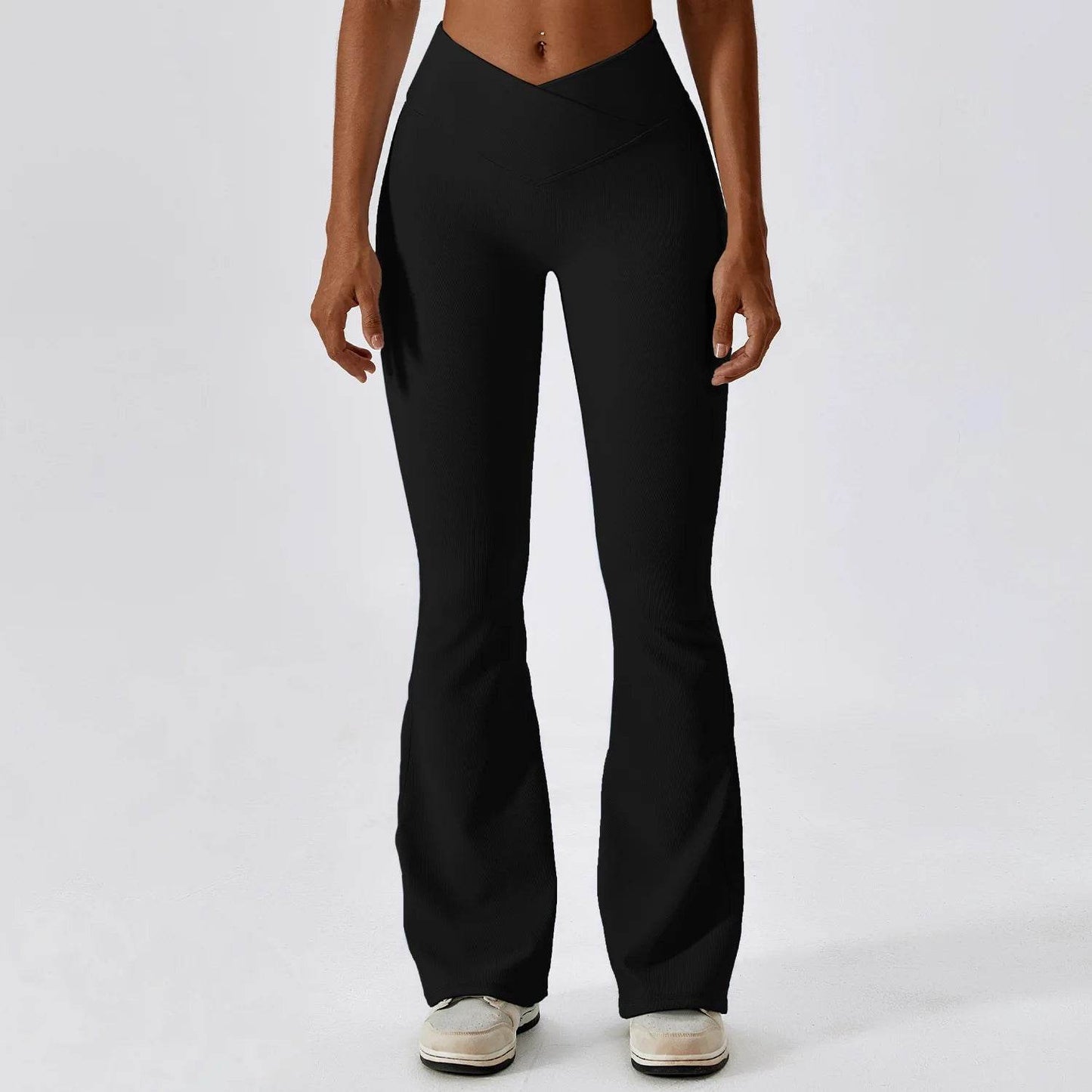 Women's High-Waist Flare Leggings - P12 Hub Europe