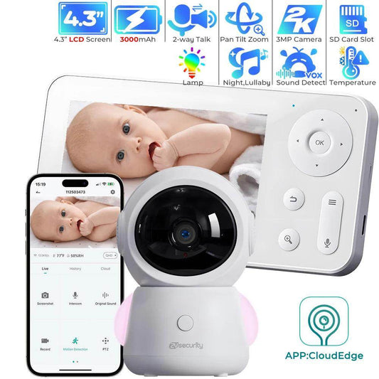 Baby Monitor SweetPea 2K WiFi Watch Over Your Little One! - P12 Hub Europe