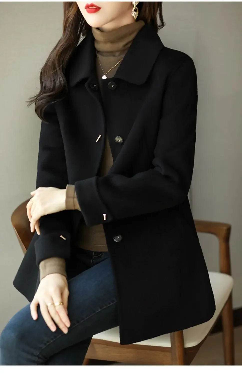 French Style Wool Coat - P12 Hub Europe