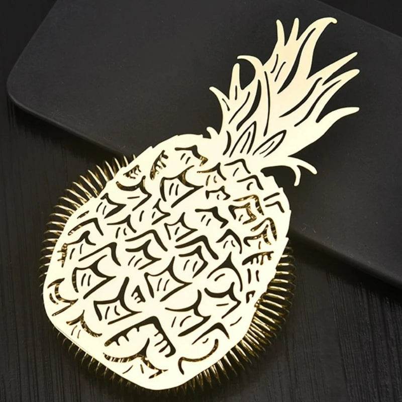 Creative Pineapple Cocktail Strainers Wine Strainer Stainless Steel Bar Strainer Drinkware Tools Bartender Bar Accessories - P12 Hub Europe