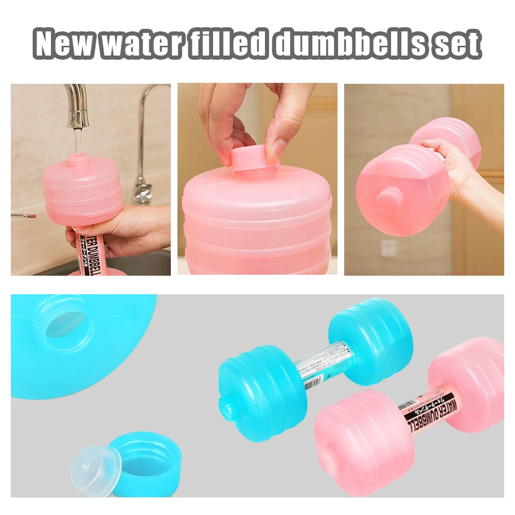 Dumbbells,Comprehensive Home Flooding Dumbbells For Fitness Aquatic  Gym Weight Loss Exercise Women Accessories