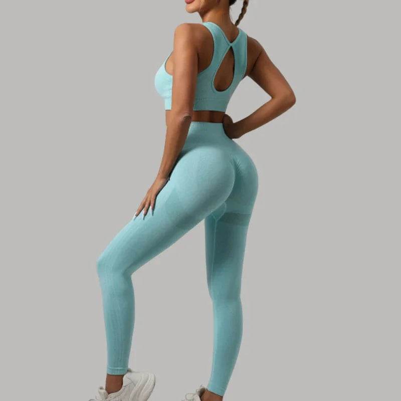Mileegirl Seamless Gym Yoga Set - P12 Hub Europe