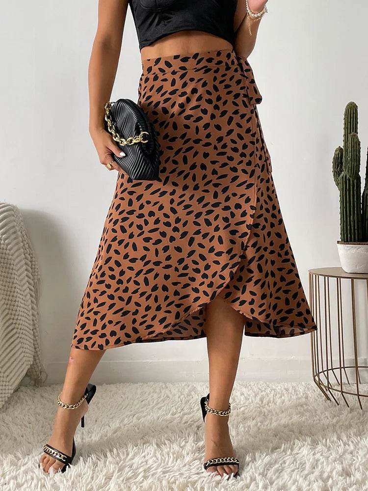 Women's Boho Print Wrap Skirt - P12 Hub Europe