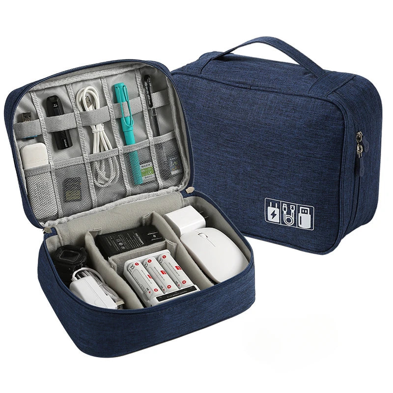 Digital Separated Travel Bag Large Capacity and Multifunctional Mobile Data Cable Power Bank USB Storage Bag