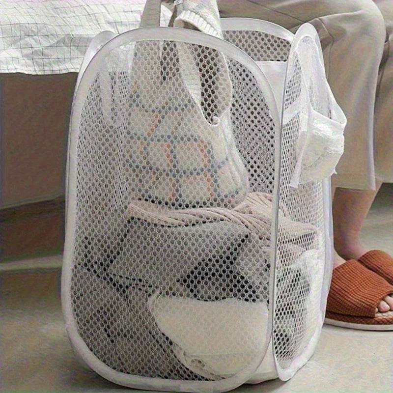 Collapsible Mesh Pop-Up Laundry Hamper - P12 Hub Europe