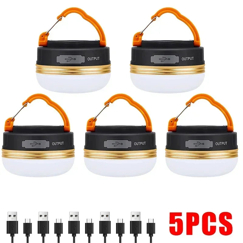 10W COB+LED Camping Lantern 3 Lighting Modes Rechargeable Flashlight Portable Tents Lamp Outdoor Hiking Fishing Hanging Light
