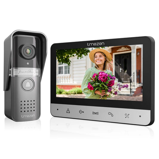 Doorphone 4-Wire Video 7" Display, 120° View, 2-Way Audio - P12 Hub Europe
