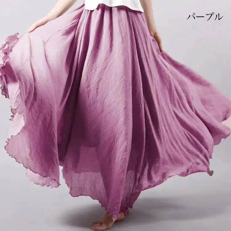 Mori Girl Cotton Linen Skirt - P12 Hub Europe