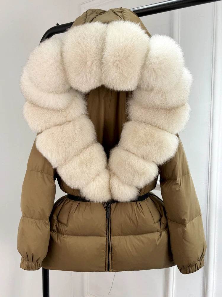 Fox Fur Down Puffer Parka - P12 Hub Europe
