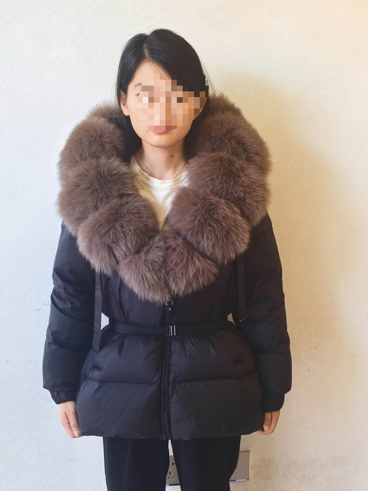 Fox Fur Down Puffer Parka - P12 Hub Europe