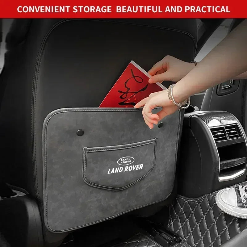 Car Seat Anti Kicking Dirty Wear Scratch Mat For Land Rover Discovery 2 3 4 Range Rover Freelander 1 2 SV SVR Velar Evoque