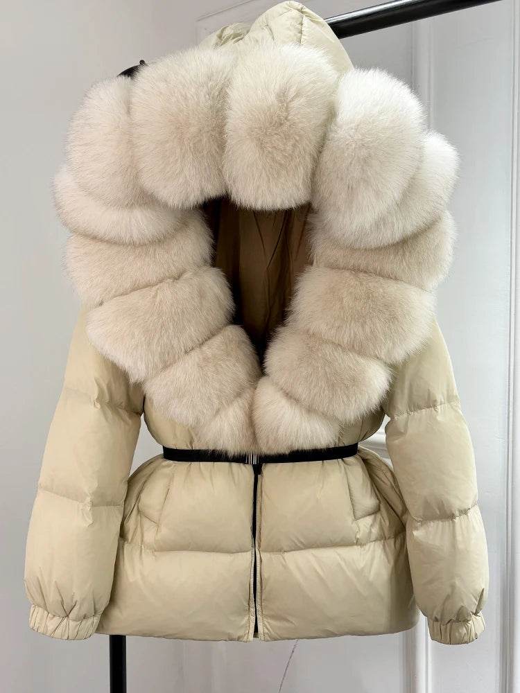 Fox Fur Down Puffer Parka - P12 Hub Europe