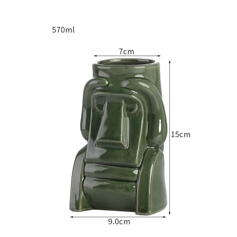 60 Types Ceramic Hawaii Tiki Mugs Creative Cocktail Glasses Beer Glass Martini Glasses Wine Glass Funny Cup Gift for Men - P12 Hub Europe