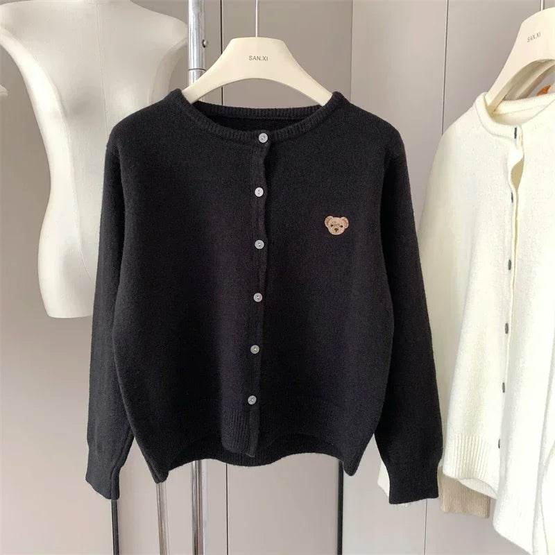 Cartoon Embroidery Cardigan - P12 Hub Europe