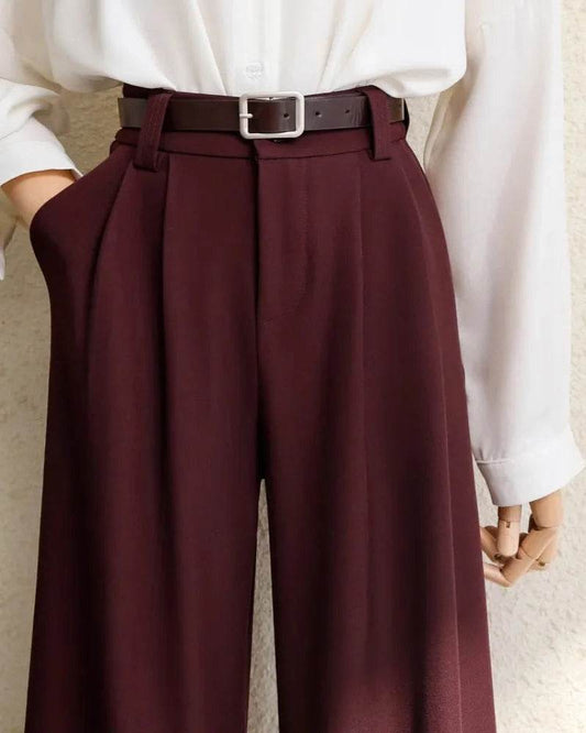 Women's Wide Leg Suit Pants - P12 Hub Europe