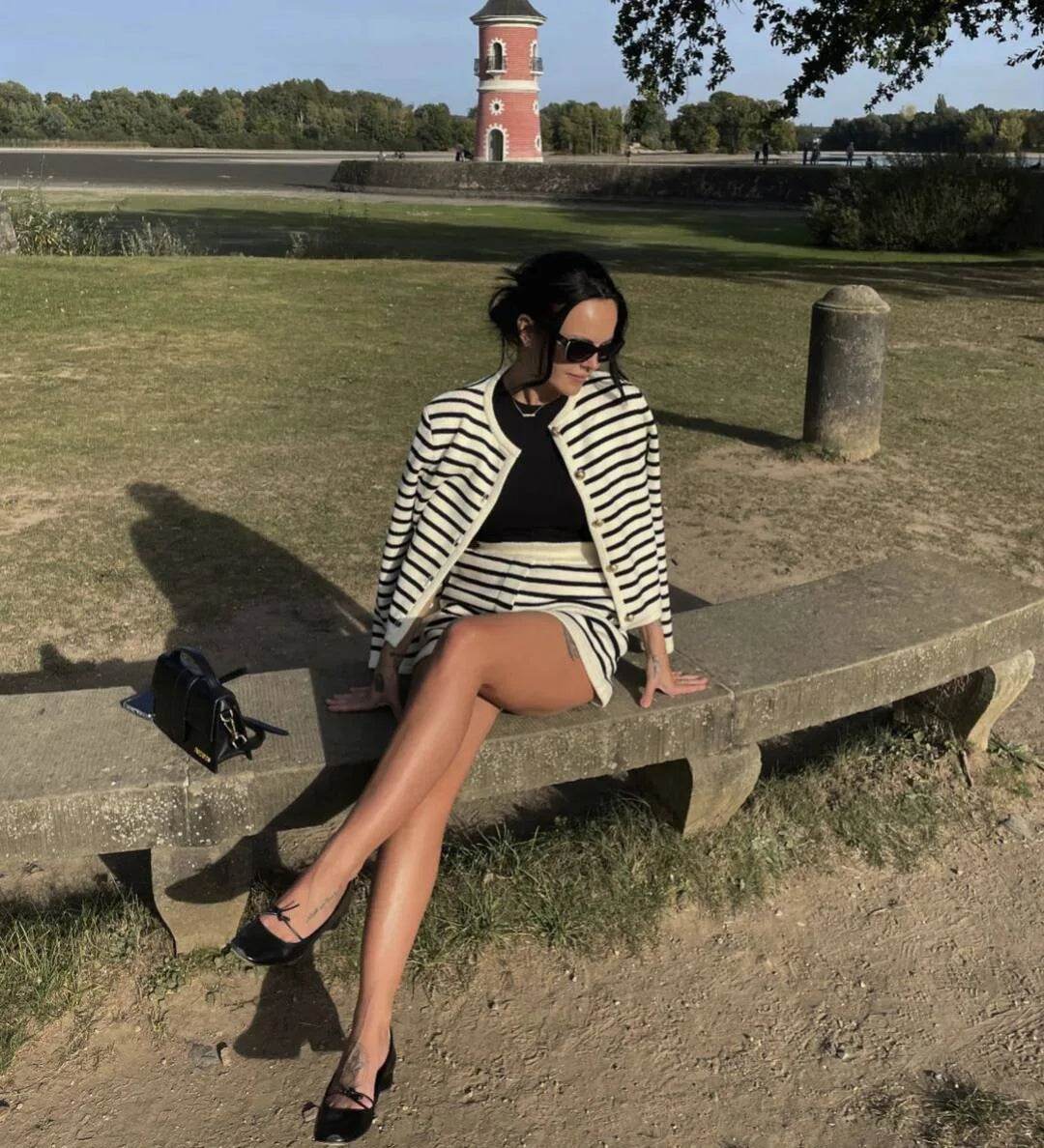 Tossy Zebra Knit Shorts Set - P12 Hub Europe