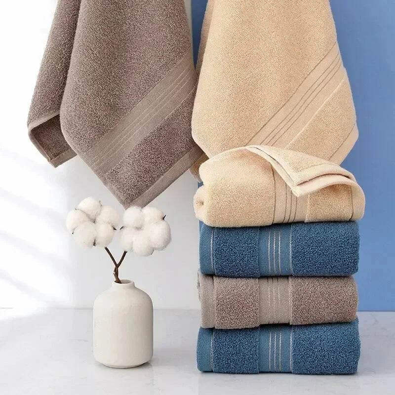Pure Cotton Towel Jacquard 100% Cotton Household Face Washing Water Absorption A-class Shower Face Towel Polyester Cotton Gift - P12 Hub Europe