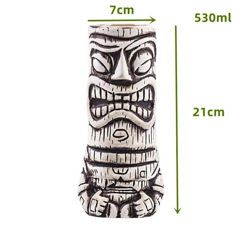 60 Types Ceramic Hawaii Tiki Mugs Creative Cocktail Glasses Beer Glass Martini Glasses Wine Glass Funny Cup Gift for Men - P12 Hub Europe