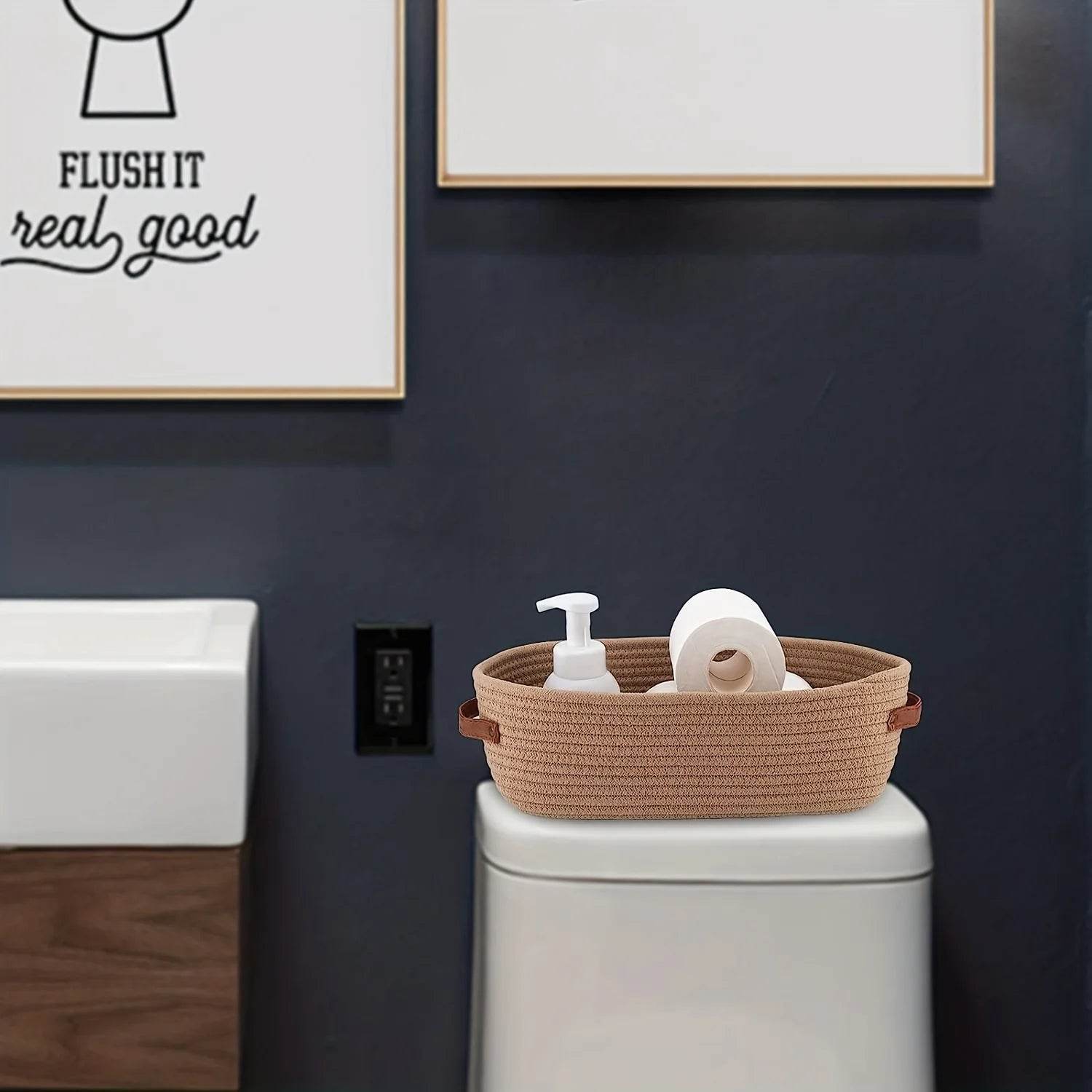 Oval Woven Storage Basket - P12 Hub Europe