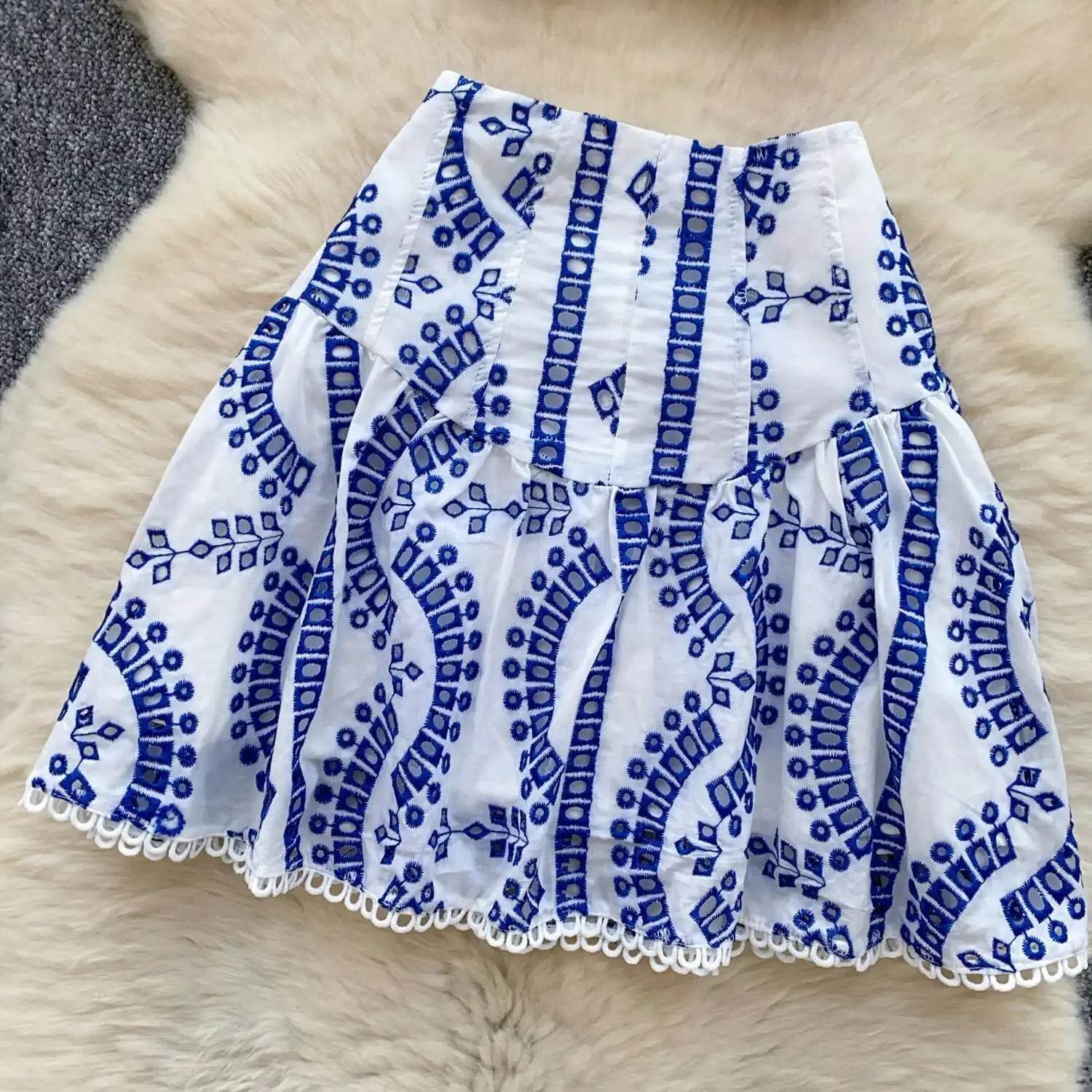 White Summer Beach Skirt Set - P12 Hub Europe