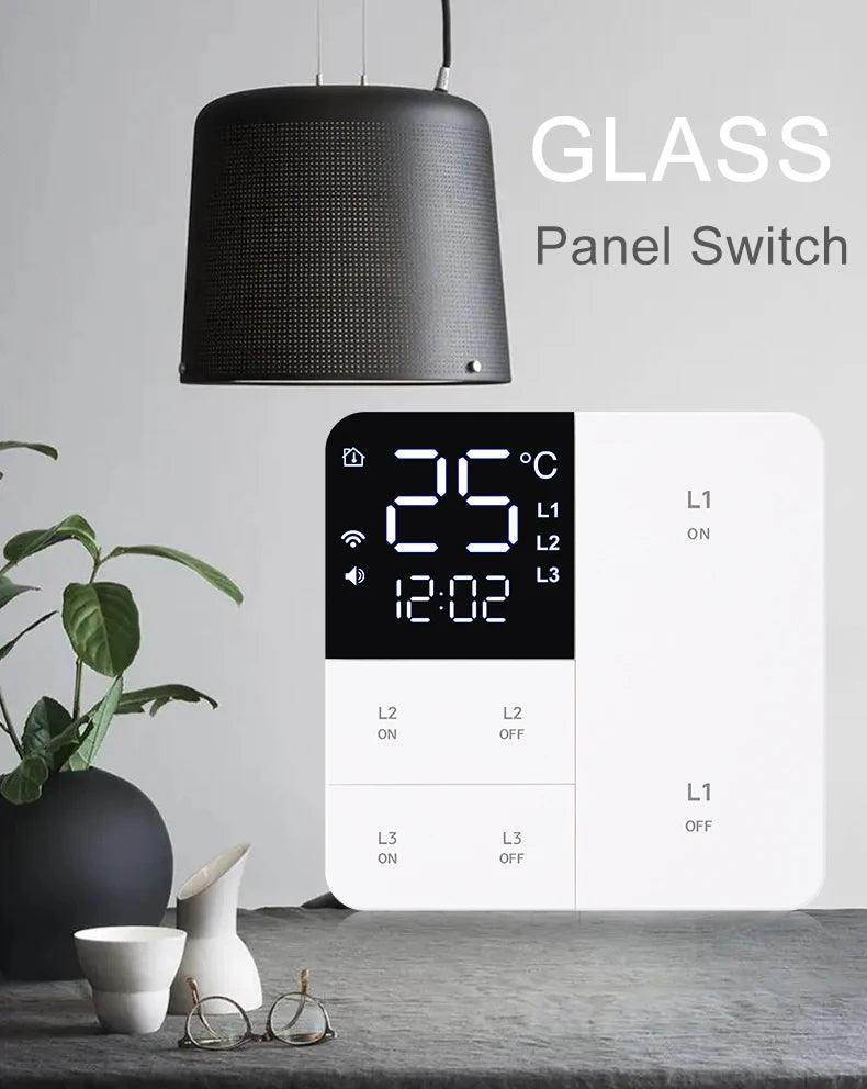 WiFi Smart Switch Temp Time 1-3 Gang - P12 Hub Europe