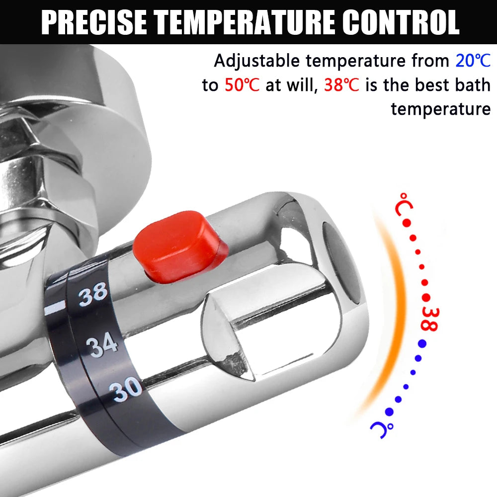 Bathroom Mixing Valve Hot And Cold Mixer Thermostatic Tap Thermostatic Shower Faucet Bathtub Faucet Bathroom Tool