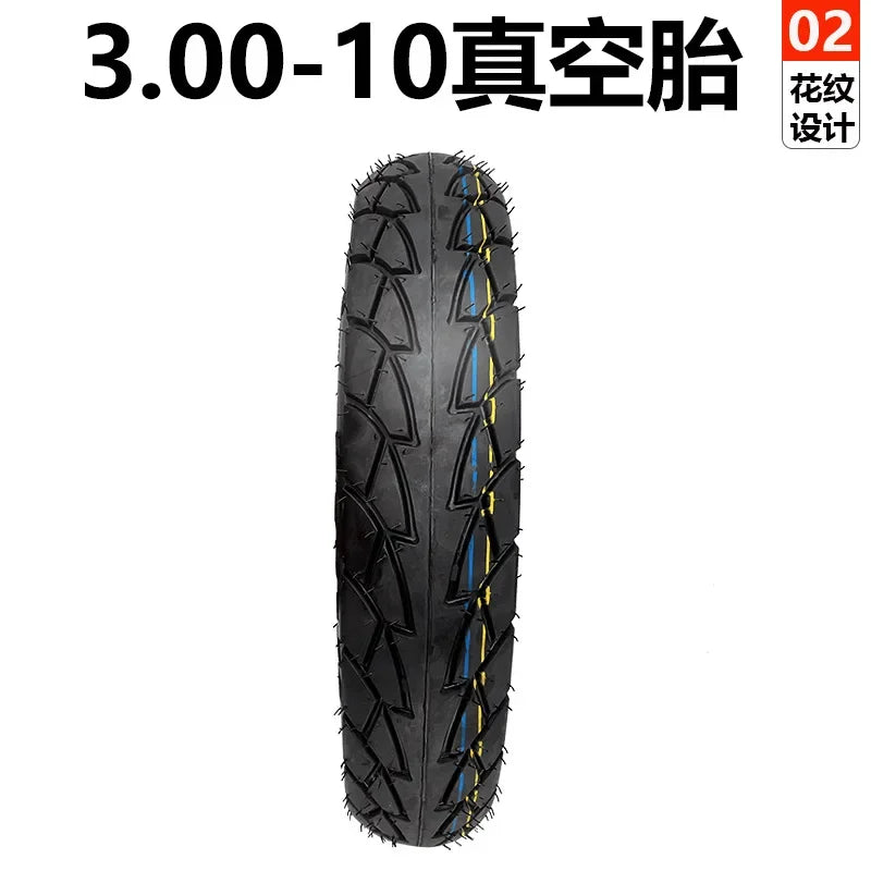 Motorcycle electric vehicle 3.00-10 vacuum tire 14x3.2 outer tire Dongyue pneumatic tire wear-resistant