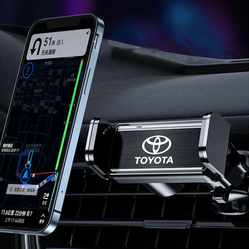 Auto Phone Holder Air Vent Clip Mount Mobile Phone Holder For Toyota Supra Prius TUNDRA Sienna Vios hilux Accessories GPS Stand