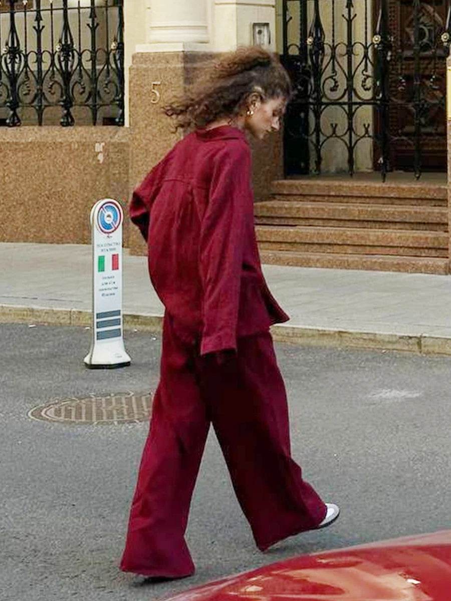 Bornladies Cotton Casual Pants Set - P12 Hub Europe