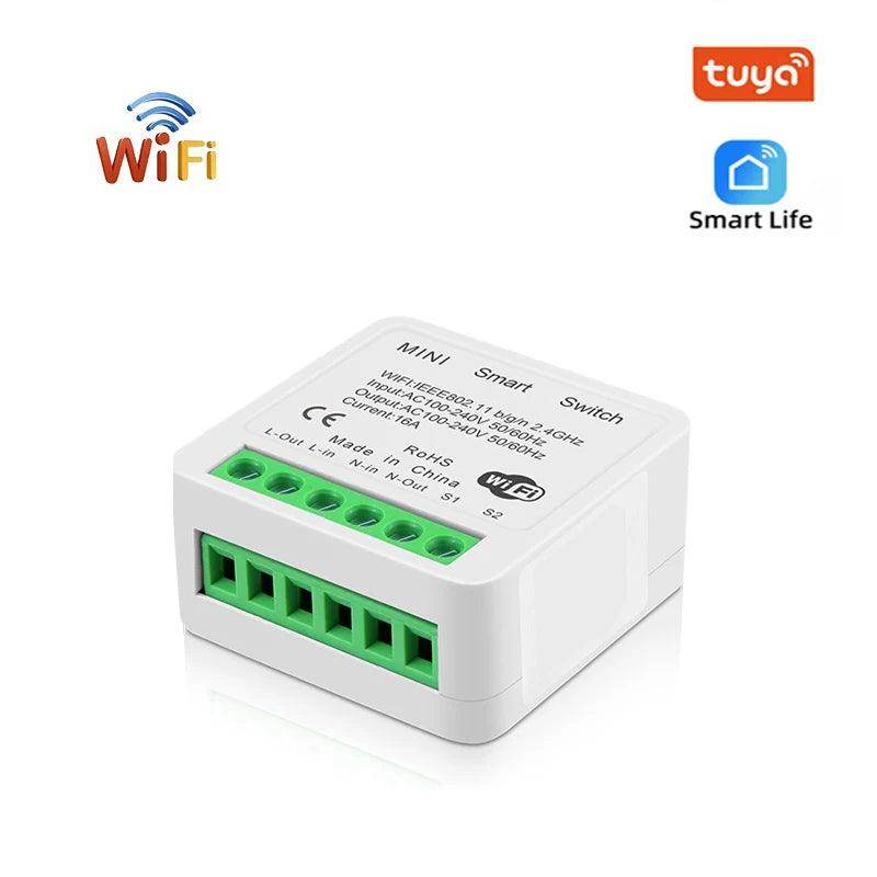 Mini Switch 16A WiFi/Zigbee Work with Alexa - P12 Hub Europe