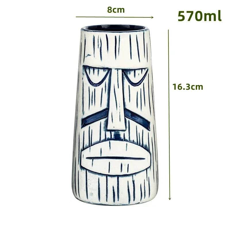 60 Types Ceramic Hawaii Tiki Mugs Creative Cocktail Glasses Beer Glass Martini Glasses Wine Glass Funny Cup Gift for Men - P12 Hub Europe